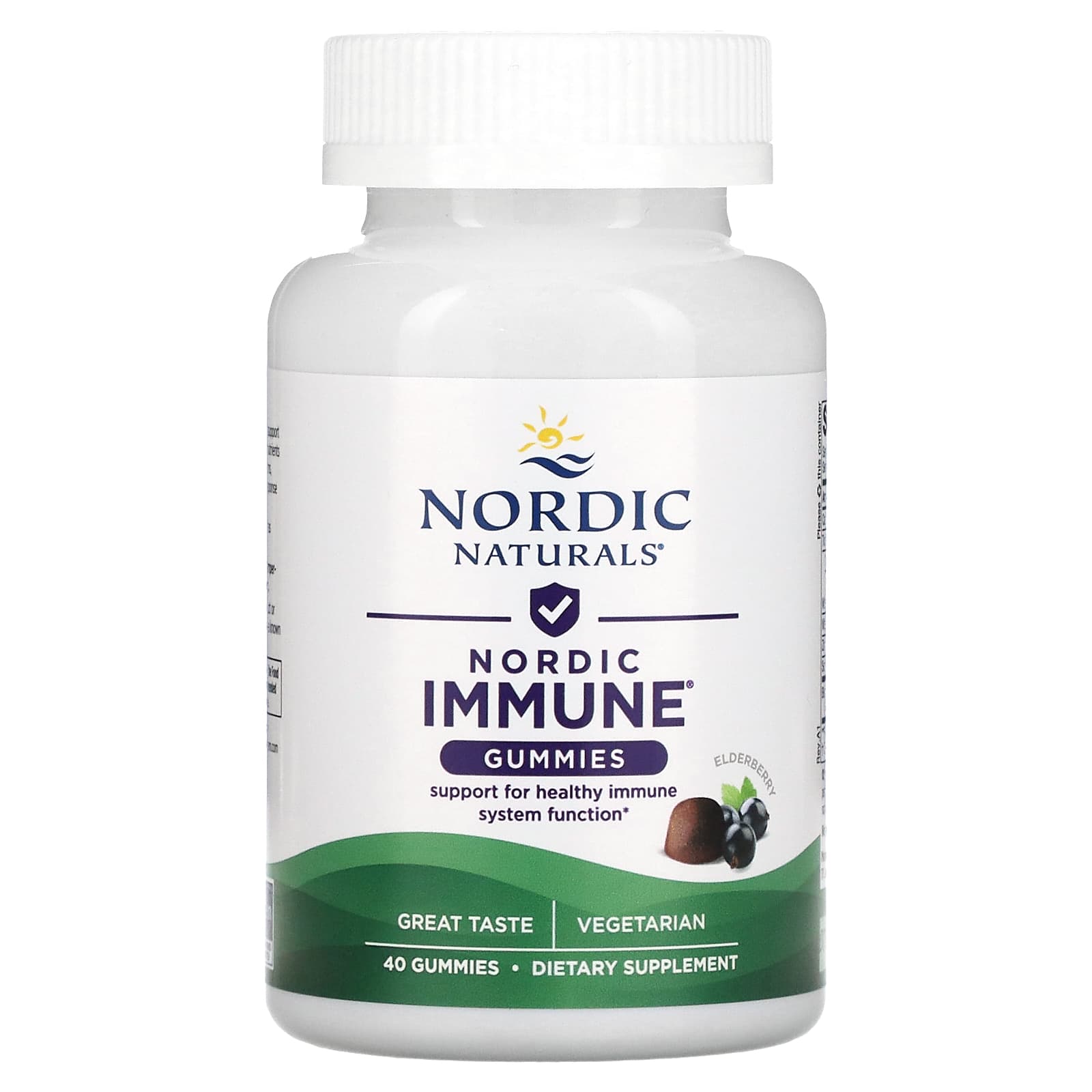 Nordic Naturals-Nordic Immune Gummies-Elderberry -40 Gummies