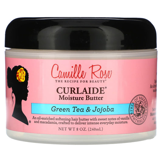 Camille Rose-Curlaide Moisture Butter-Green Tea & Jojoba-8 oz (240 ml)