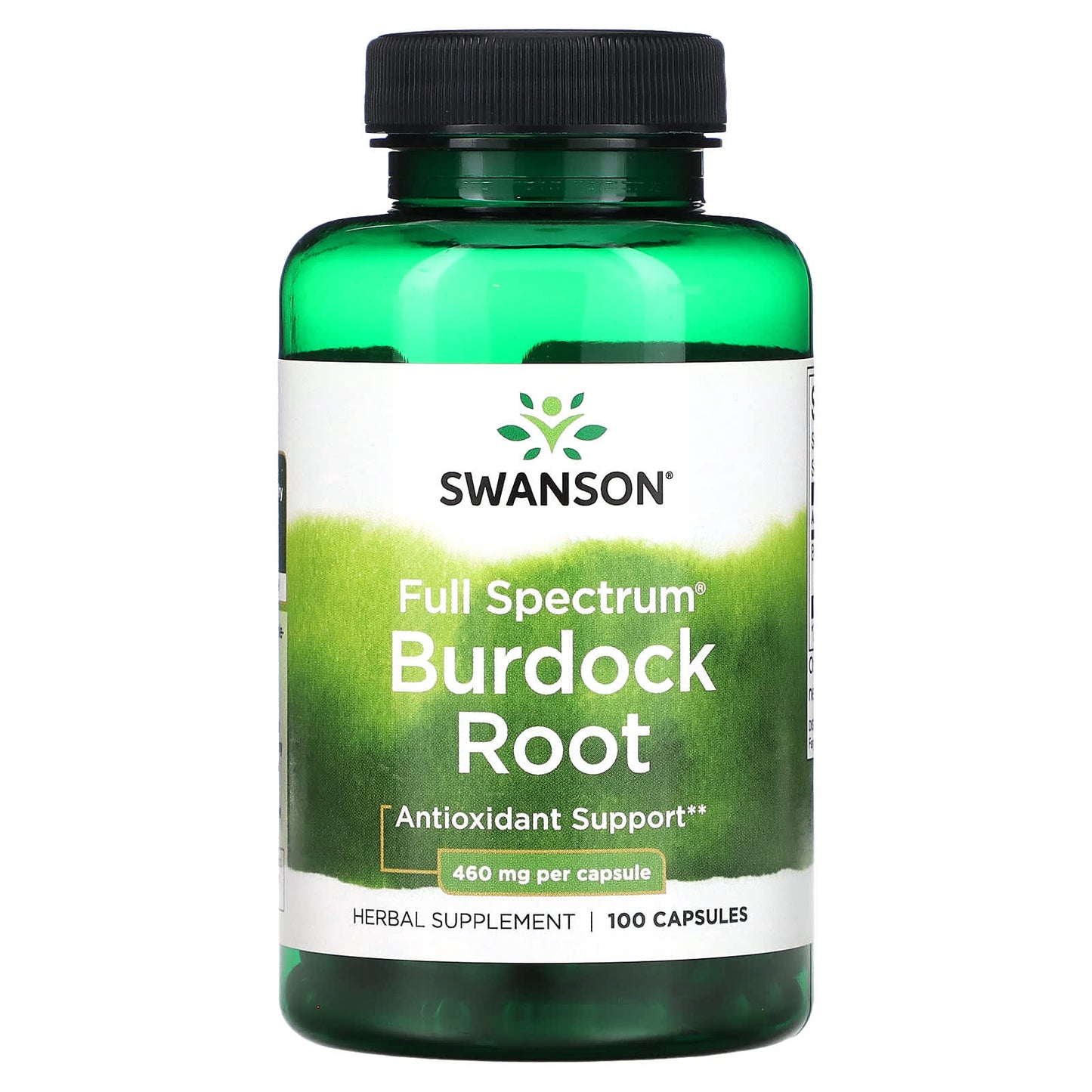 Swanson-Full Spectrum Burdock Root-460 mg-100 Capsules