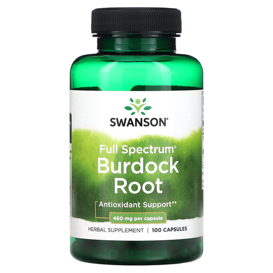 Swanson-Full Spectrum Burdock Root-460 mg-100 Capsules