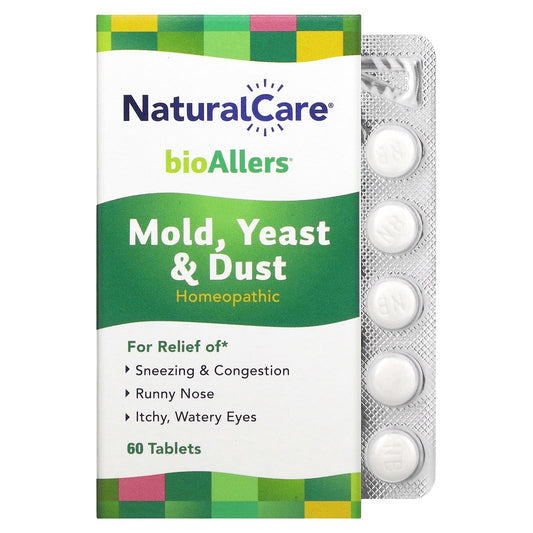 NaturalCare-BioAllers-Mold-Yeast & Dust-60 Tablets