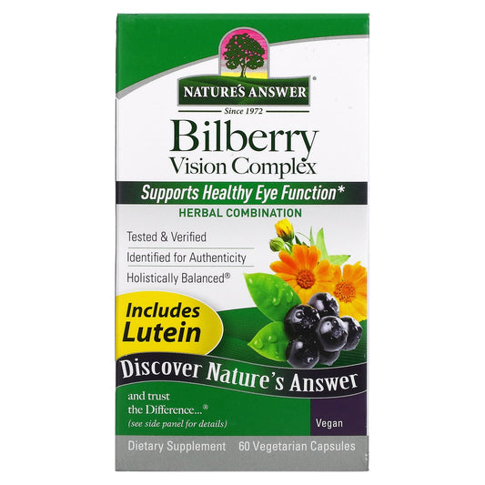 Nature's Answer-Bilberry Vision Complex-60 Vegetarian Capsules