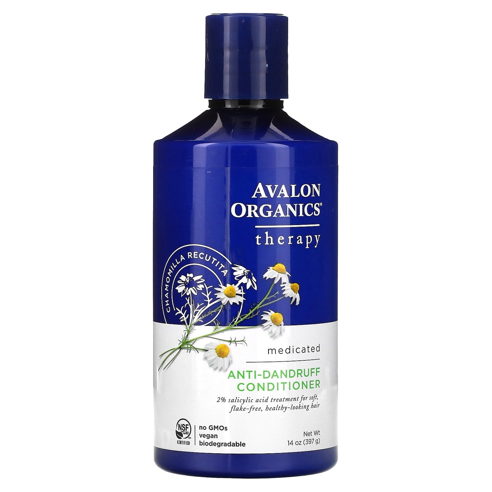 Avalon Organics-Anti-Dandruff Conditioner-Chamomilla Recutita-14 oz (397 g)