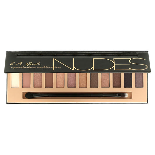 L.A. Girl-Beauty Brick-12 Color Eye Palette-Nudes-0.42 oz (12 g)