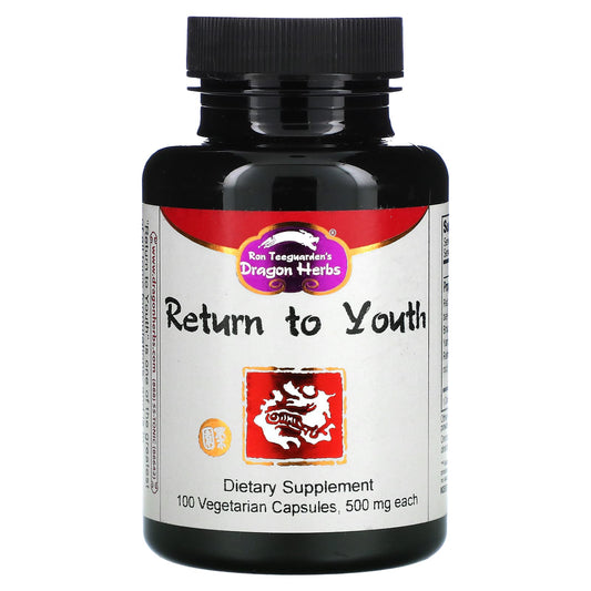 Dragon Herbs-Return to Youth-500 mg-100 Vegetarian Capsules