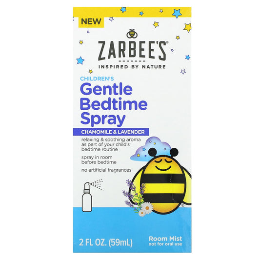 Zarbee's-Children's Gentle Bedtime Spray-Chamomile & Lavender-2 fl oz (59 ml)