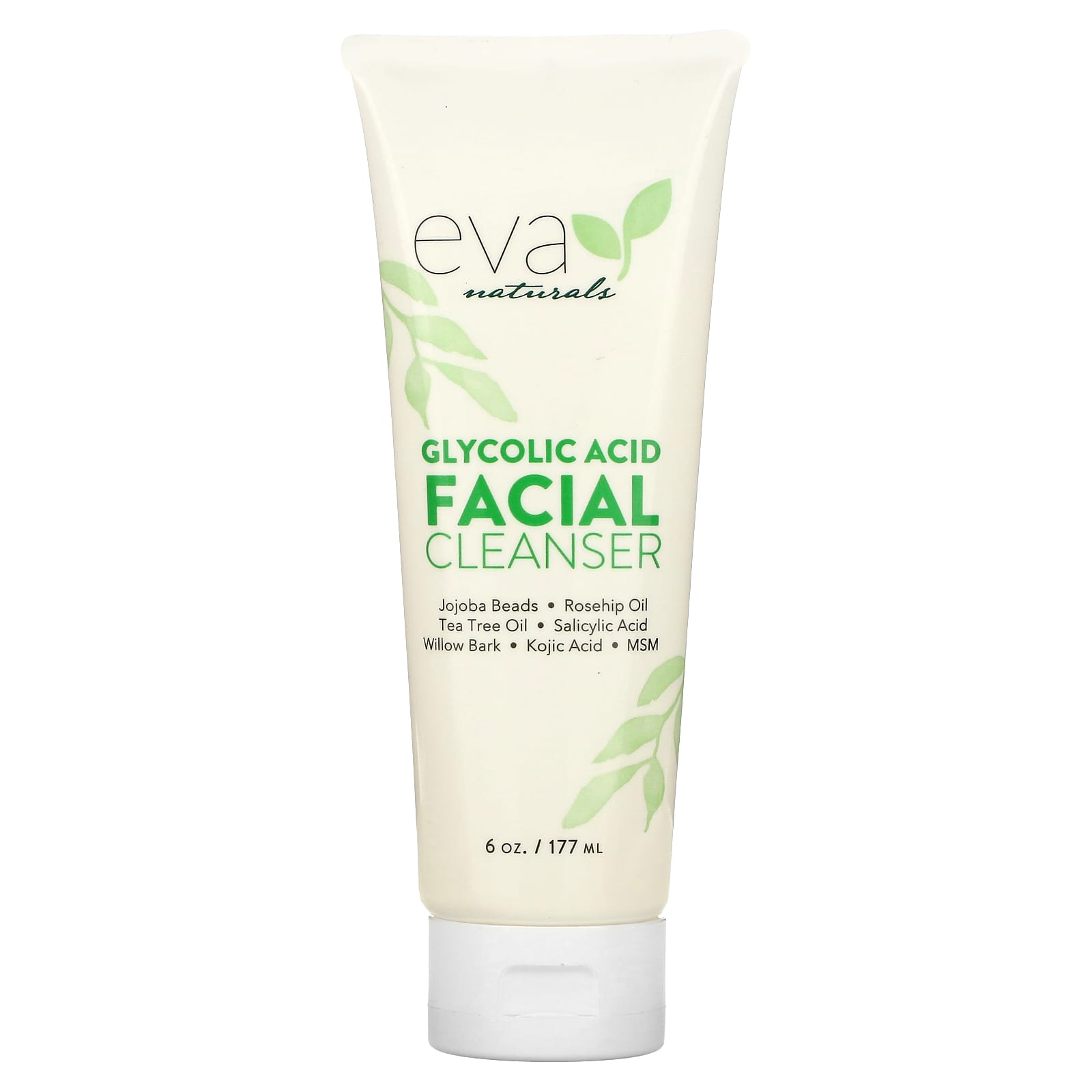 Eva Naturals-Glycolic Acid Facial Cleanser-6 oz (117 ml)