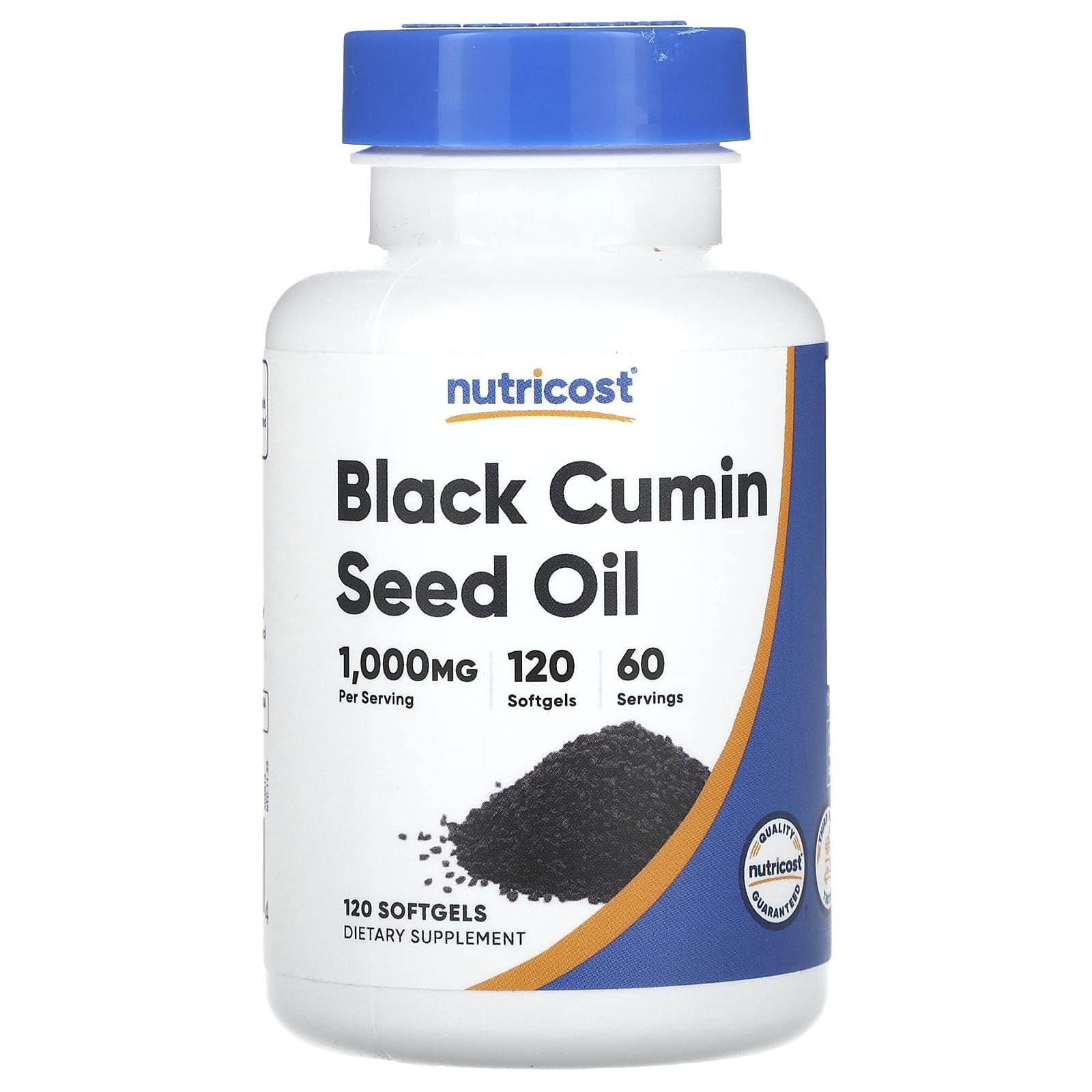 Nutricost-Black Cumin Seed Oil-1,000 mg-120 Softgels (500 mg per Softgel)