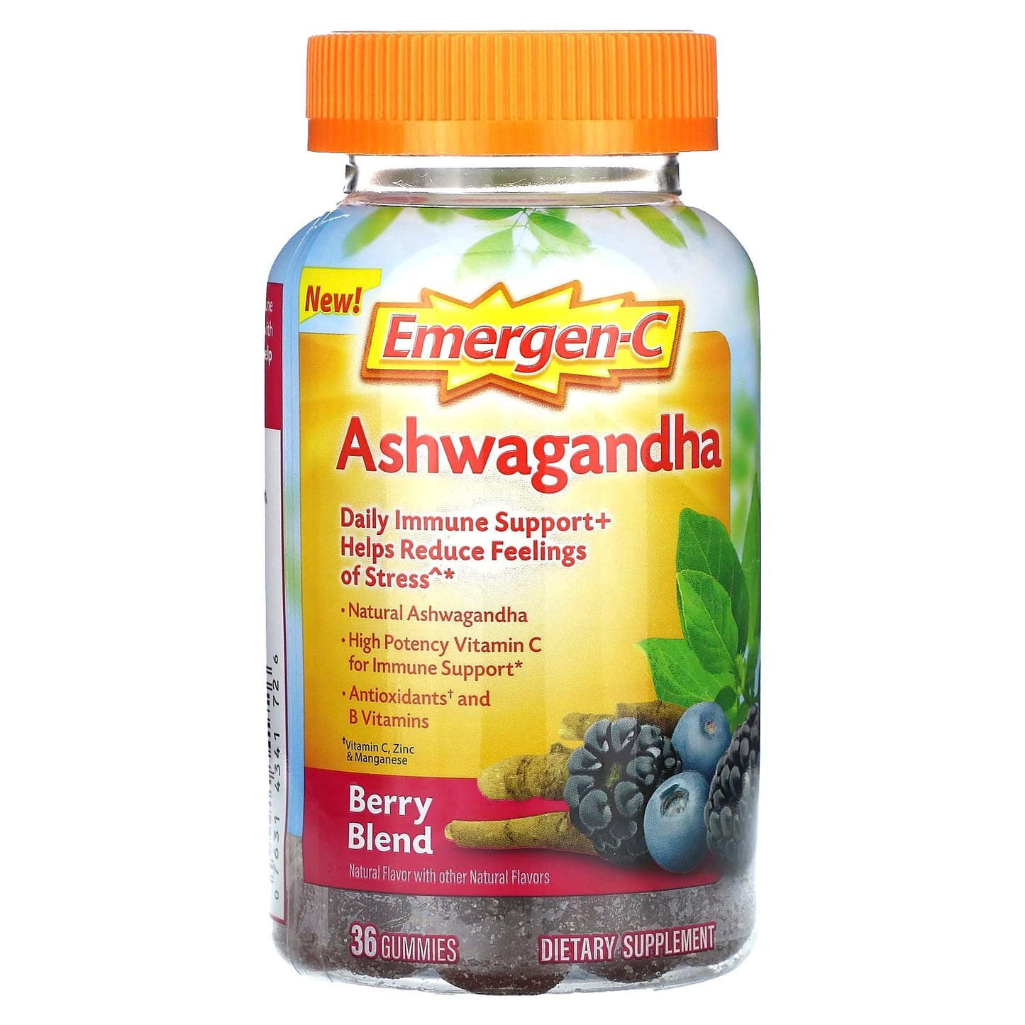 Emergen-C-Ashwagandha-Berry Blend-36 Gummies