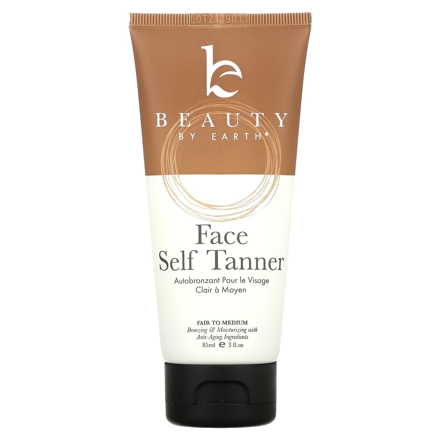 Beauty By Earth-Face Self Tanner-Sunless Tanning Lotion-Fair To Medium-3 fl oz (85 ml)