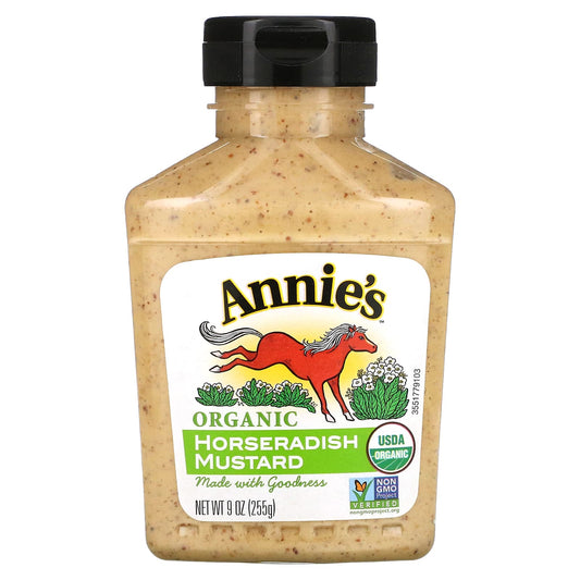 Annie's Naturals-Organic-Horseradish Mustard-9 oz (255 g)