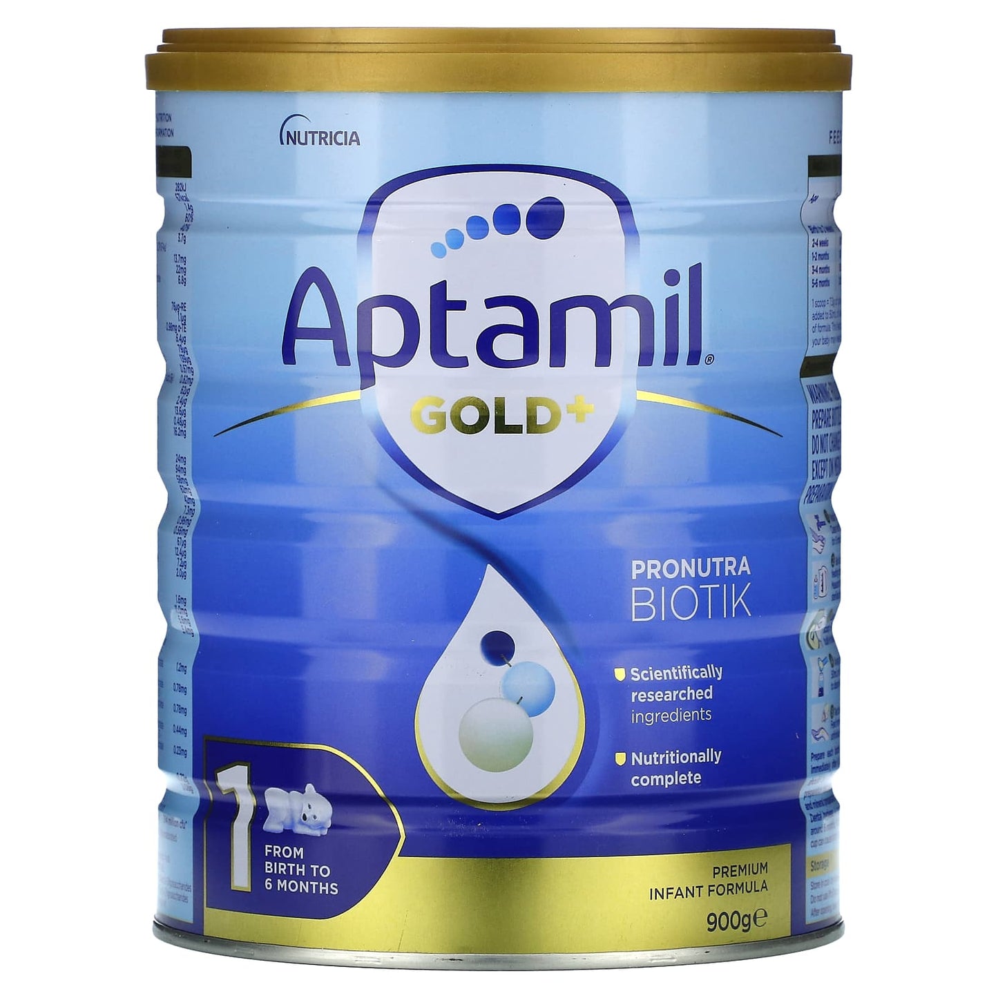 Aptamil-Gold+ Pronutra Biotik-Premium Infant Formula-From Birth to 6 Months-31.75 oz (900 g)