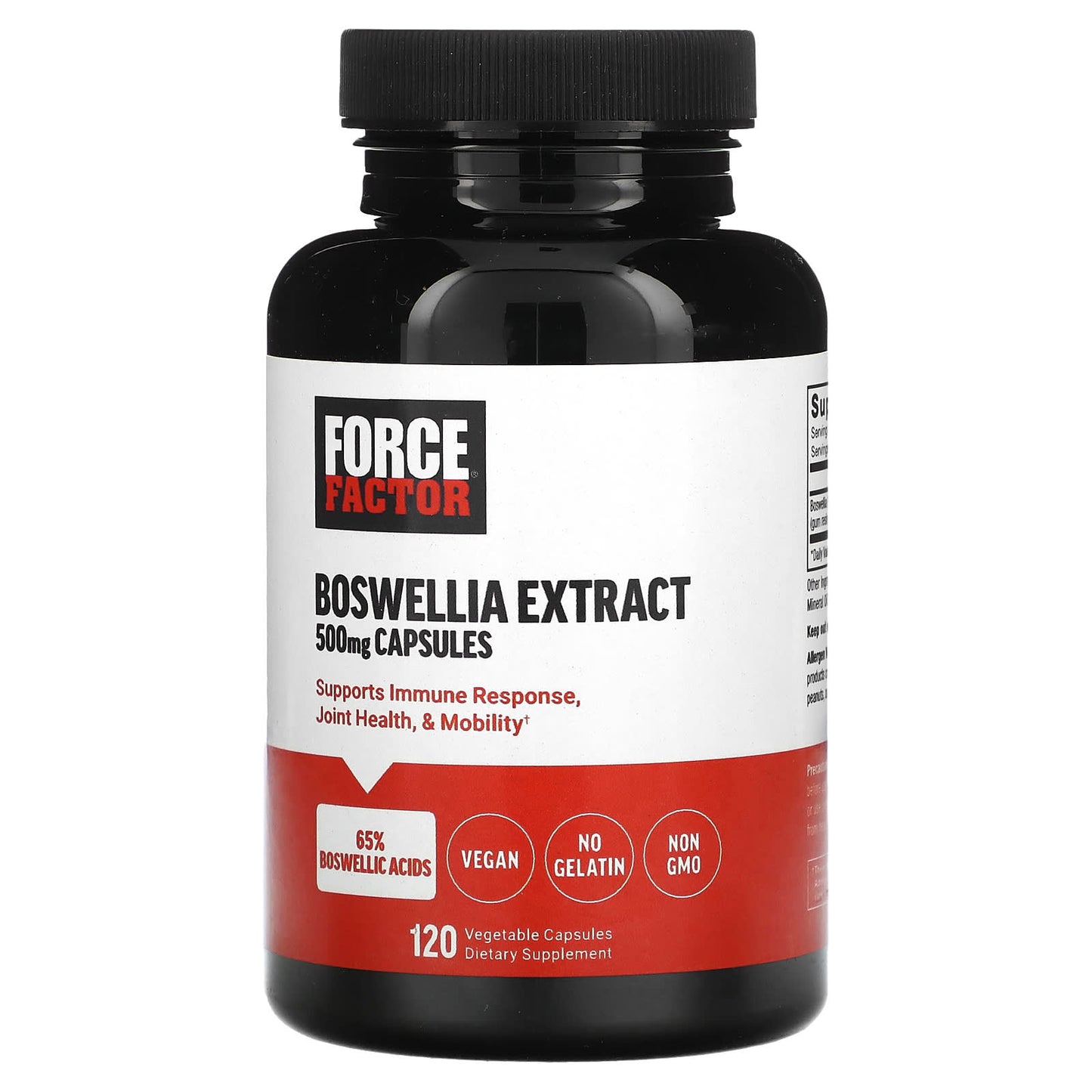 Force Factor-Boswellia Extract-500 mg-120 Vegetable Capsules