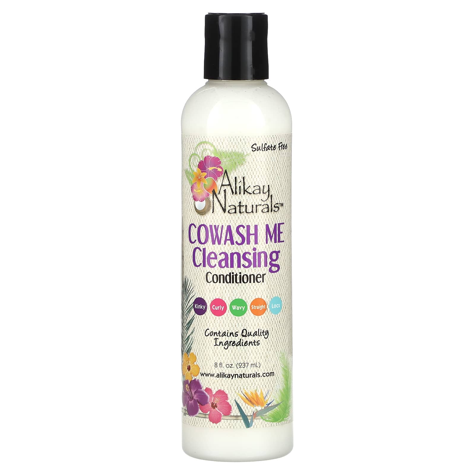 Alikay Naturals-Cowash Me-Cleaning Conditioner-8 fl oz (237 ml)