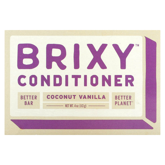 Brixy-Conditioner Bar-Coconut Vanilla-1 Bar-4 oz (113 g)