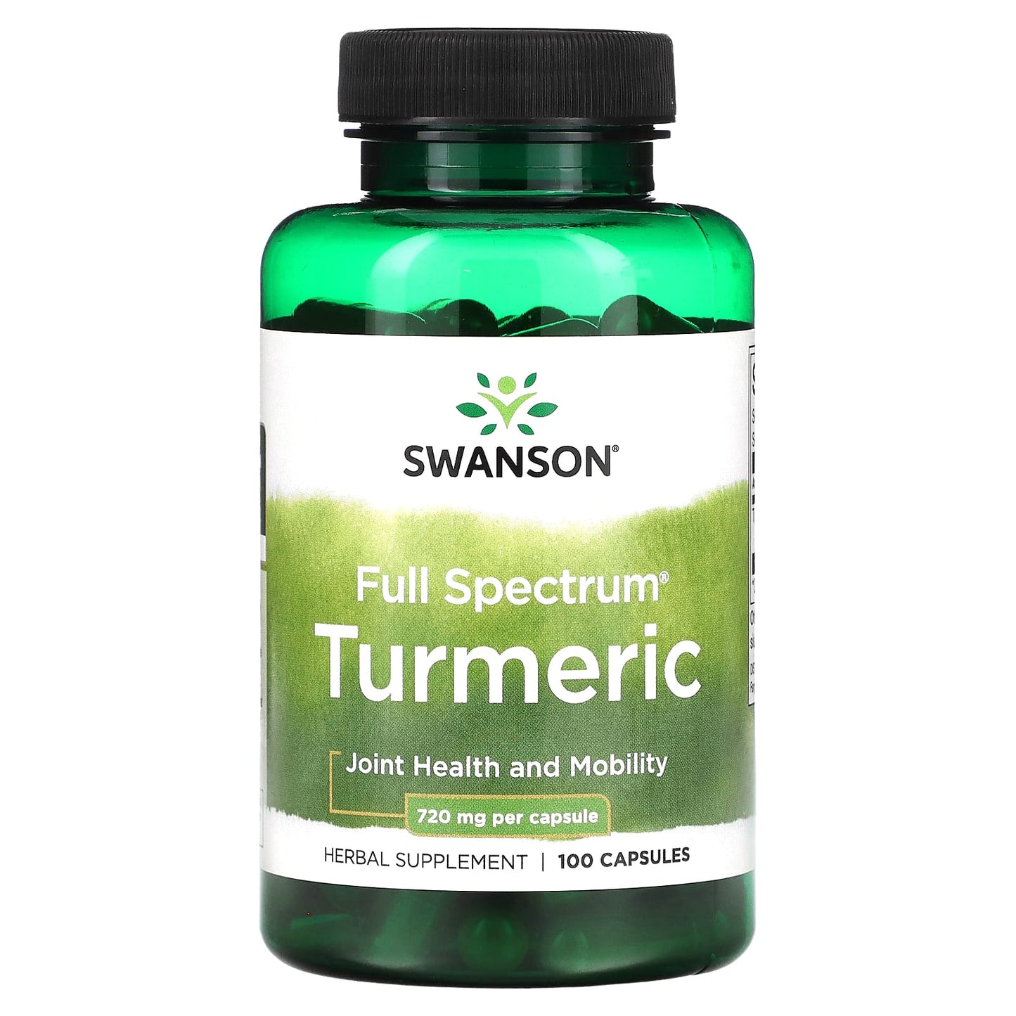 Swanson-Full Spectrum Turmeric-720 mg-100 Capsules