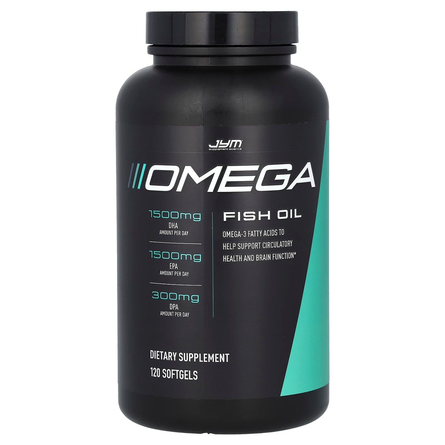 JYM Supplement Science-Omega Fish Oil-120 Softgels