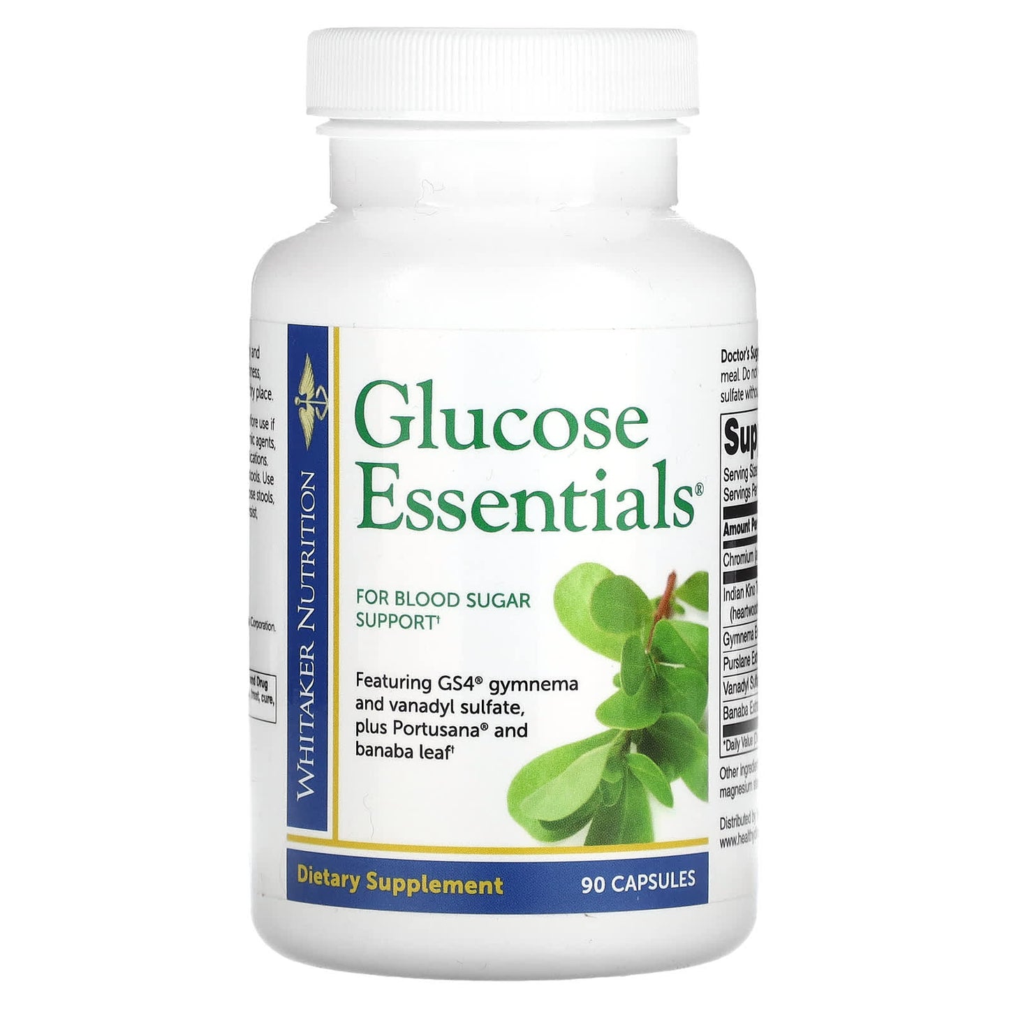 Whitaker Nutrition-Glucose Essentials-90 Capsules