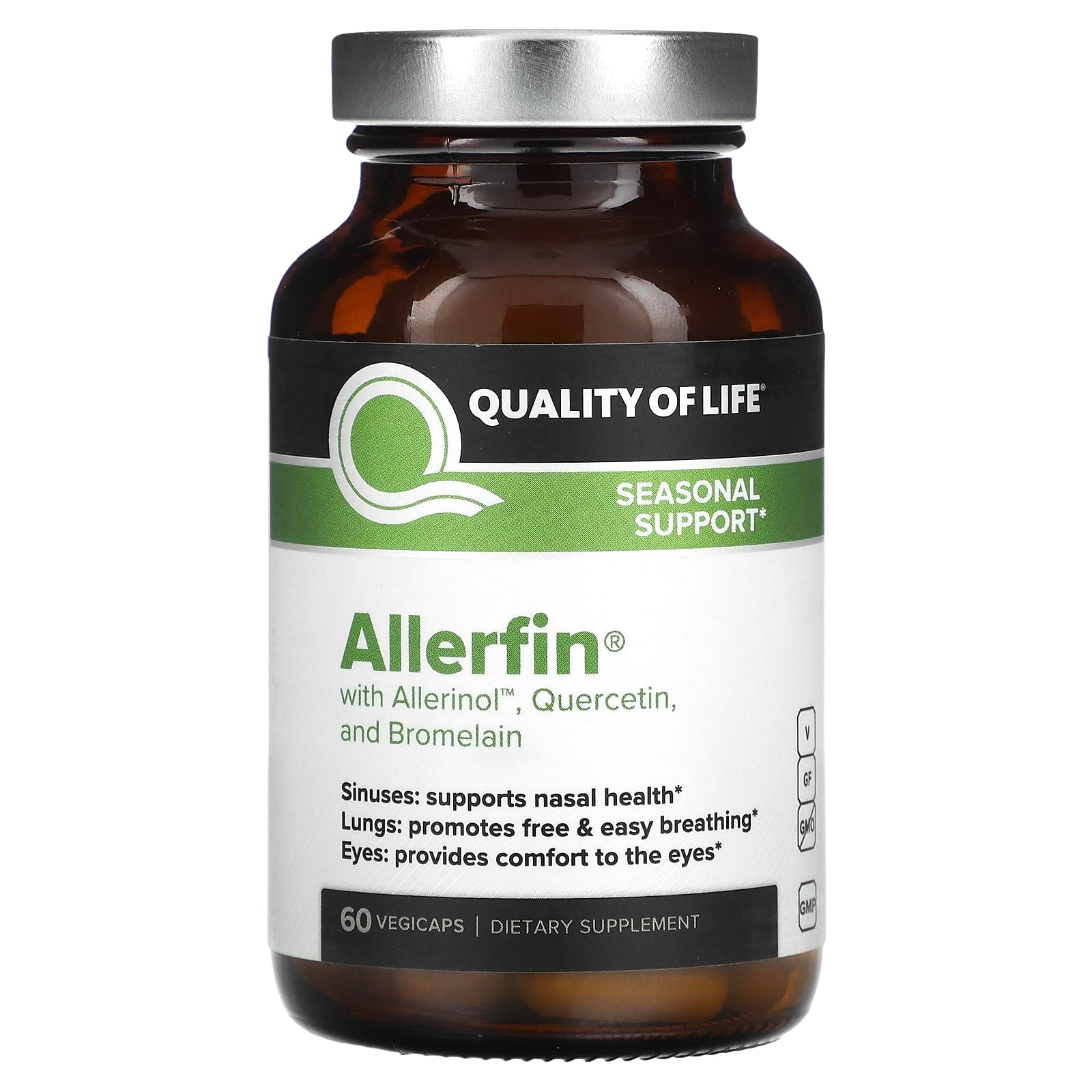 Quality of Life Labs-Allerfin-60 Vegicaps