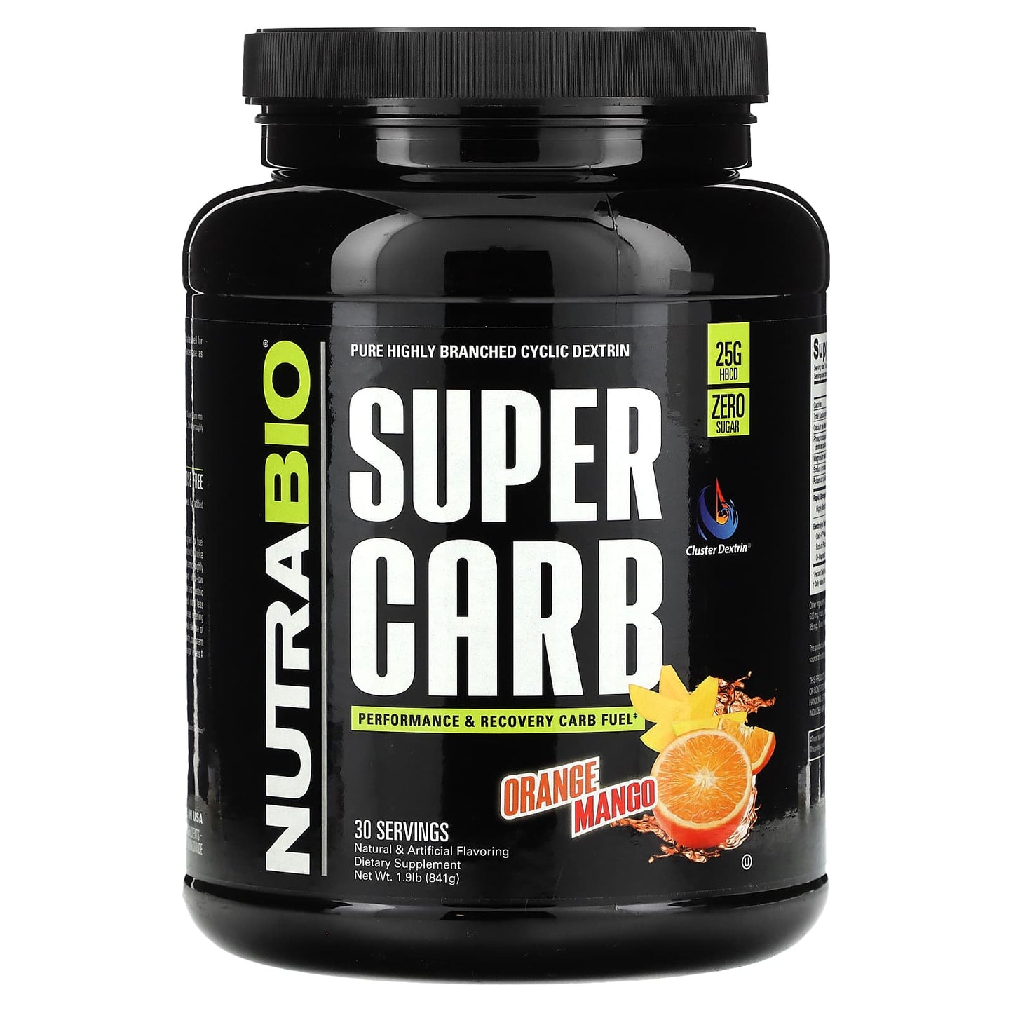 NutraBio-Super Carb-Orange Mango-1.9 lb (841 g)