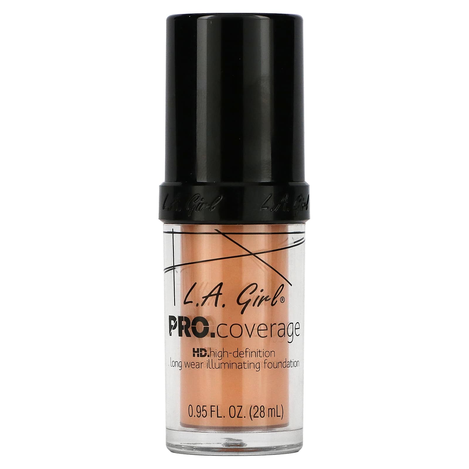 L.A. Girl-Pro Coverage HD Foundation-Natural-0.95 fl oz (28 ml)