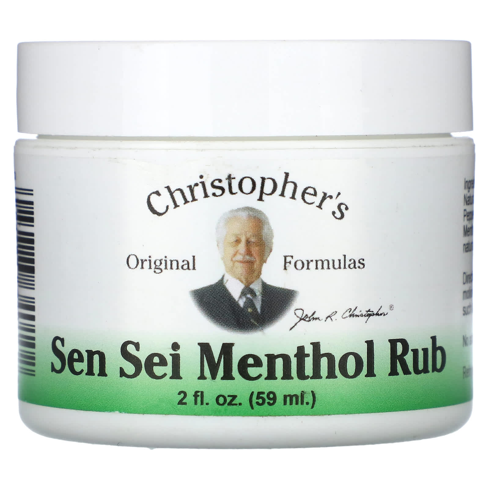 Christopher's Original Formulas-Sen Sei Menthol Rub-2 fl oz (59 ml)