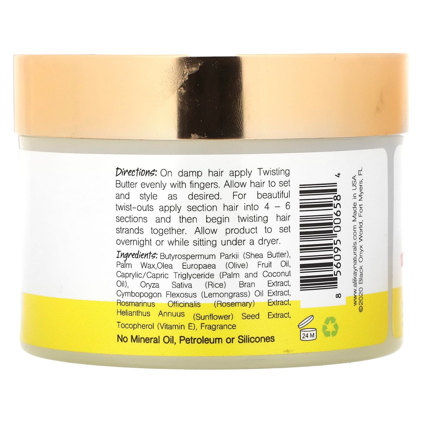 Alikay Naturals, Lemongrass Super Twisting Butter , 8 oz (227 g)