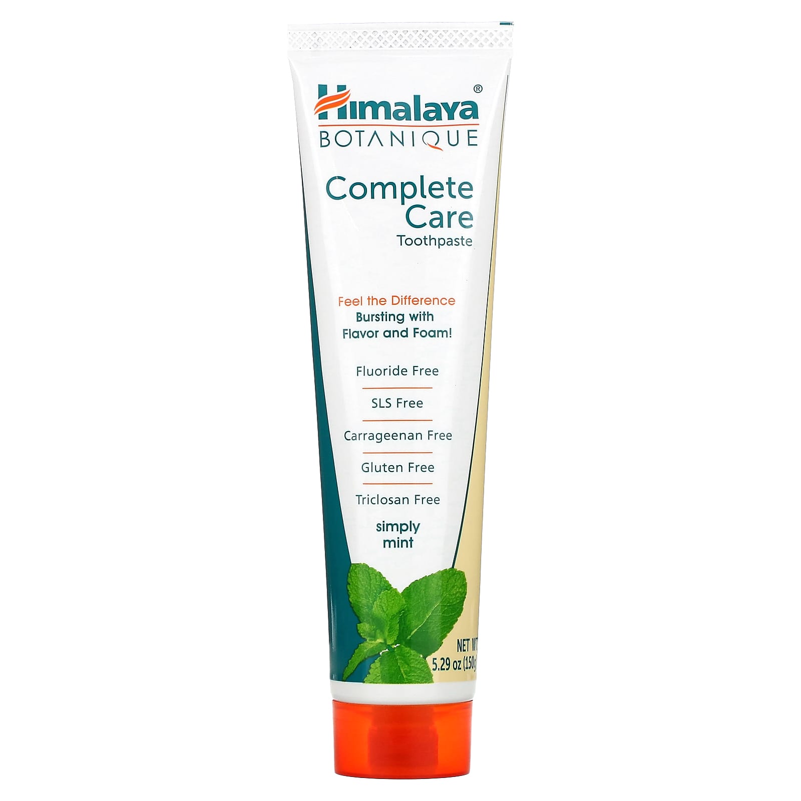 Himalaya-Botanique-Complete Care Toothpaste-Simply Mint-5.29 oz (150 g)