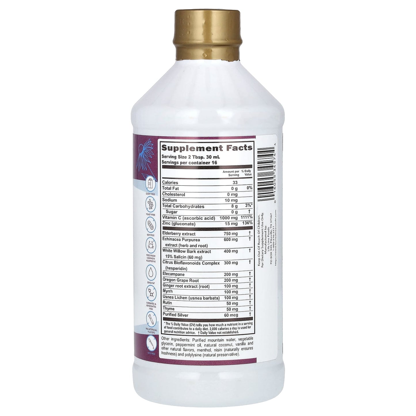 Buried Treasure, Liquid Advantage, ACF Immune Support, 16.54 fl oz (496 ml)