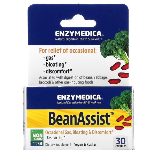 Enzymedica-BeanAssist-30 Capsules