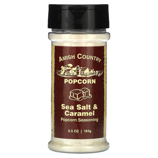 Amish Country Popcorn-Popcorn Seasoning-Sea Salt & Caramel -6.5 oz (184 g)