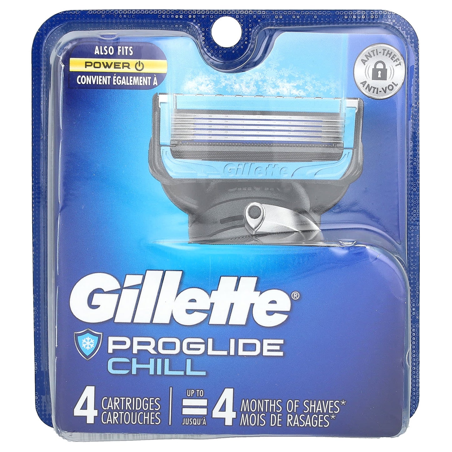 Gillette-Proglide Chill -4 Cartridges