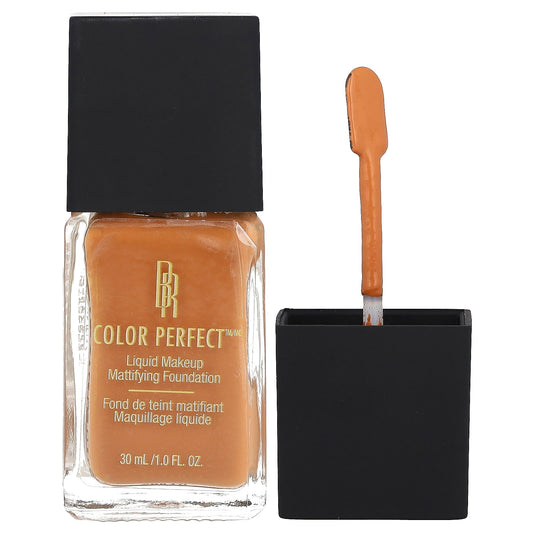 Black Radiance-Color Perfect-Liquid Makeup Mattifying Foundation-8413 Rum Spice-1 fl oz (30 ml)