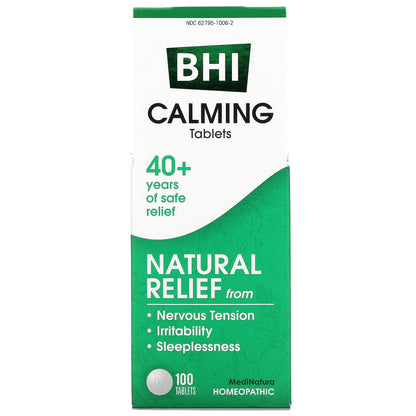 MediNatura-BHI-Calming-100 Tablets