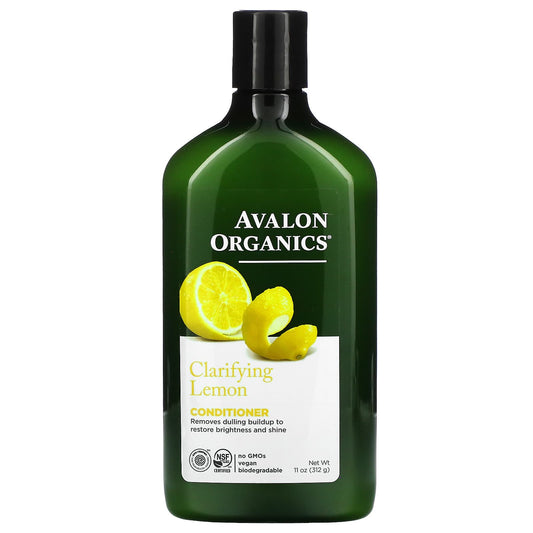 Avalon Organics-Conditioner-Clarifying Lemon-11 oz (312 g)