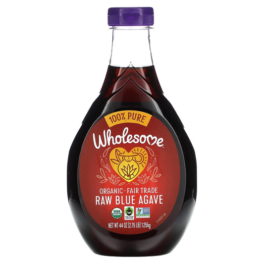 Wholesome Sweeteners-Organic Raw Blue Agave-44 oz (1.25 kg)