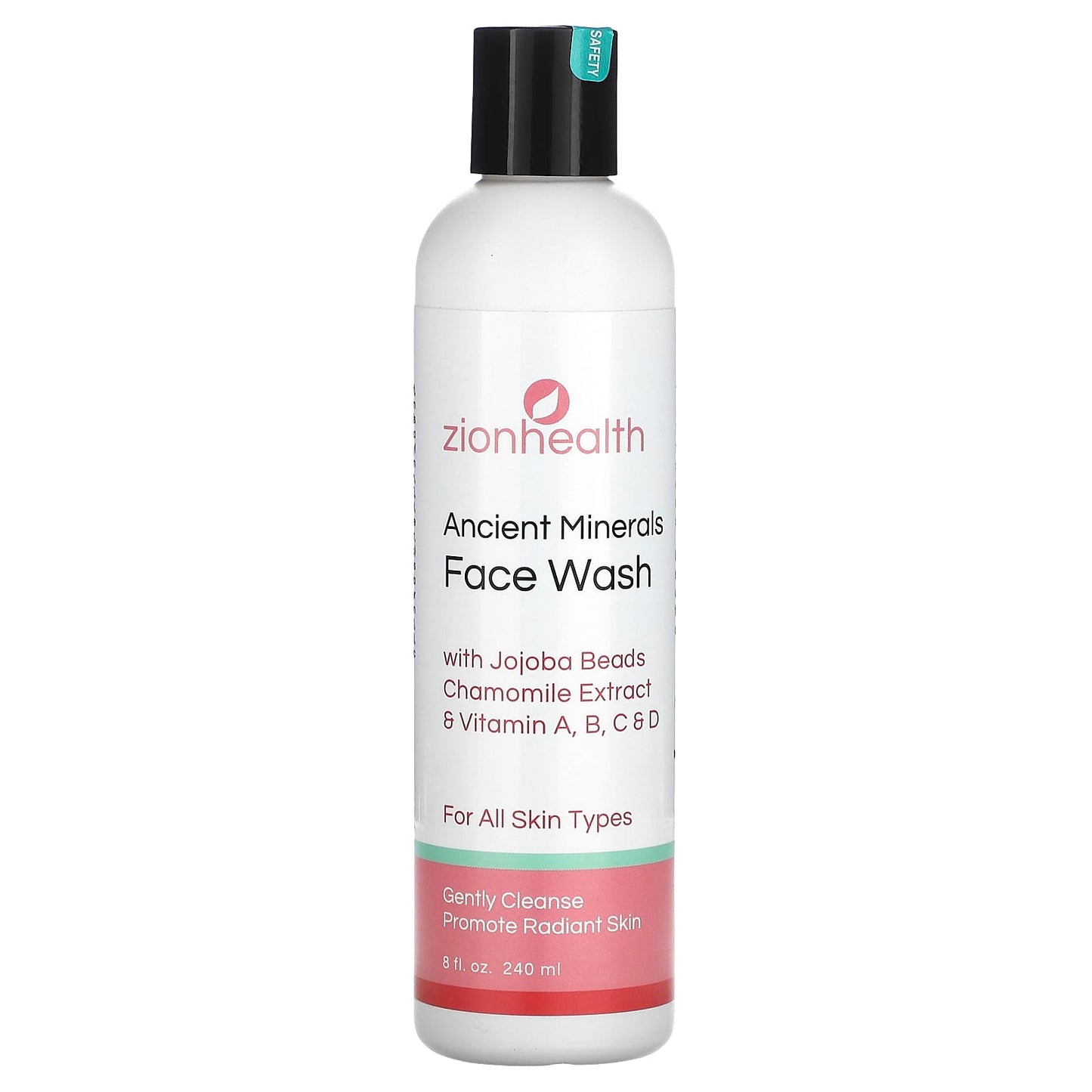 Zion Health-Ancient Minerals Face Wash-8 fl oz (240 ml)