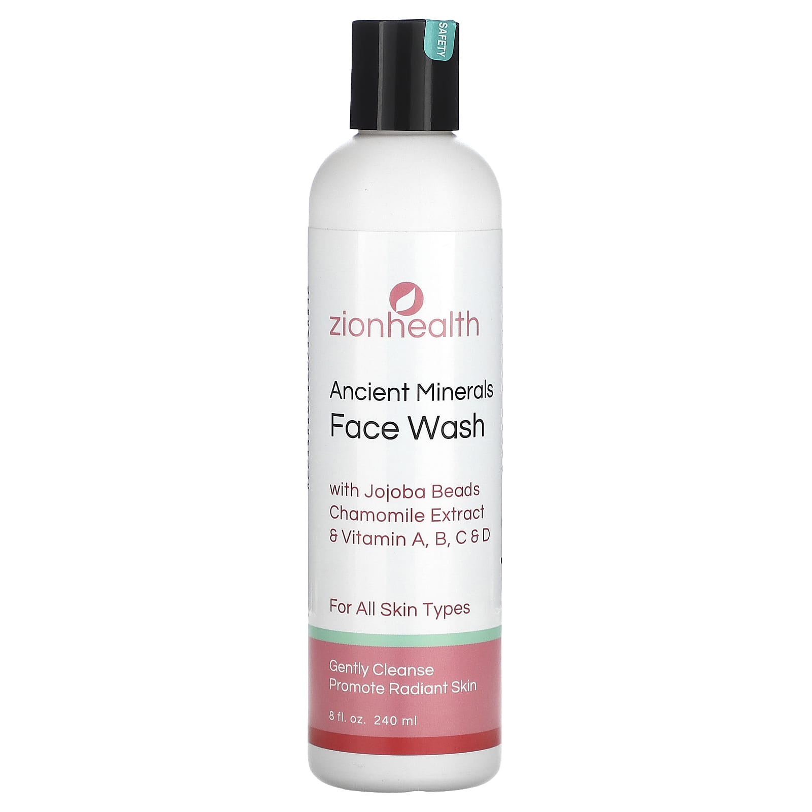 Zion Health-Ancient Minerals Face Wash-8 fl oz (240 ml)