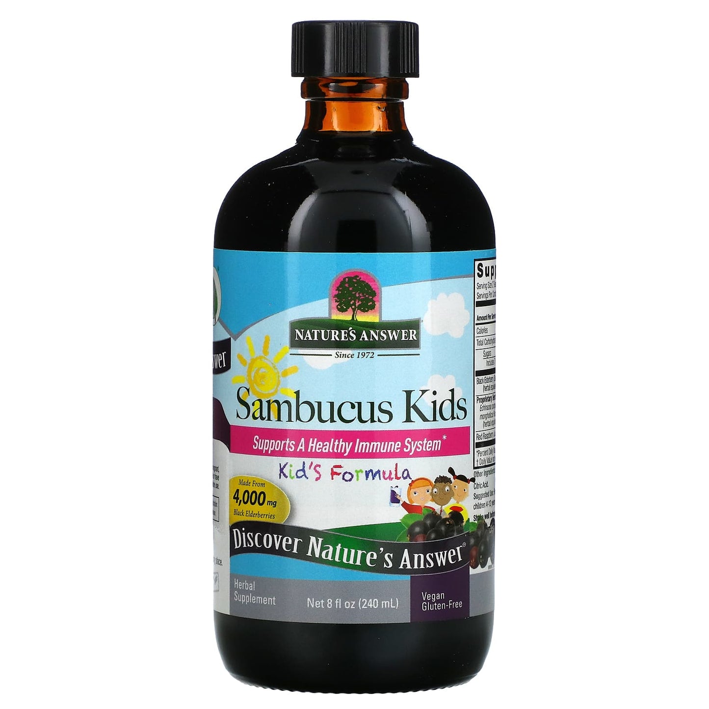 Nature's Answer, Sambucus Kid's Formula, 4,000 mg, 8 fl oz (240 ml))