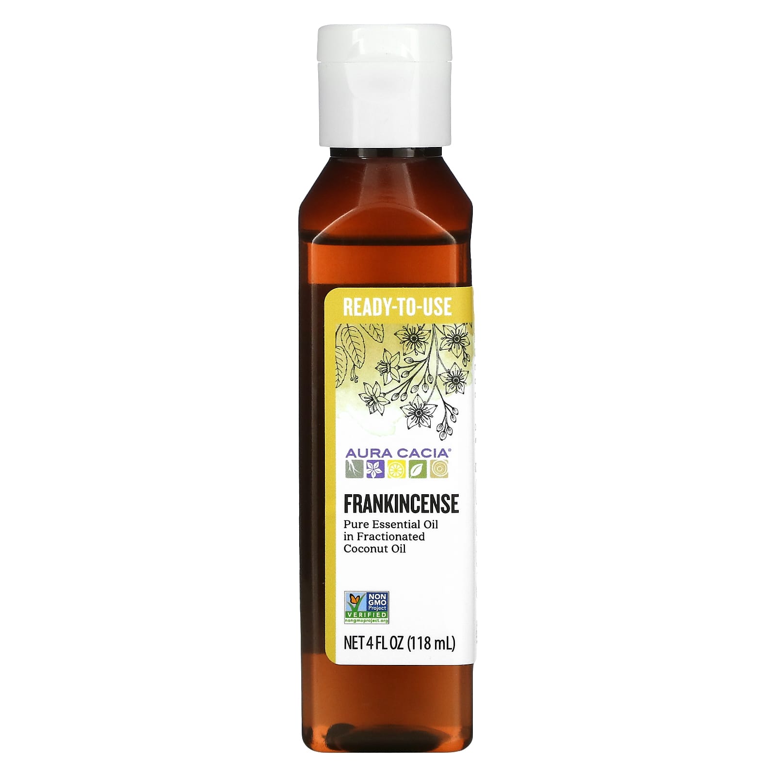 Aura Cacia-Pure Essential Oil-Frankincense-4 fl oz (118 ml)