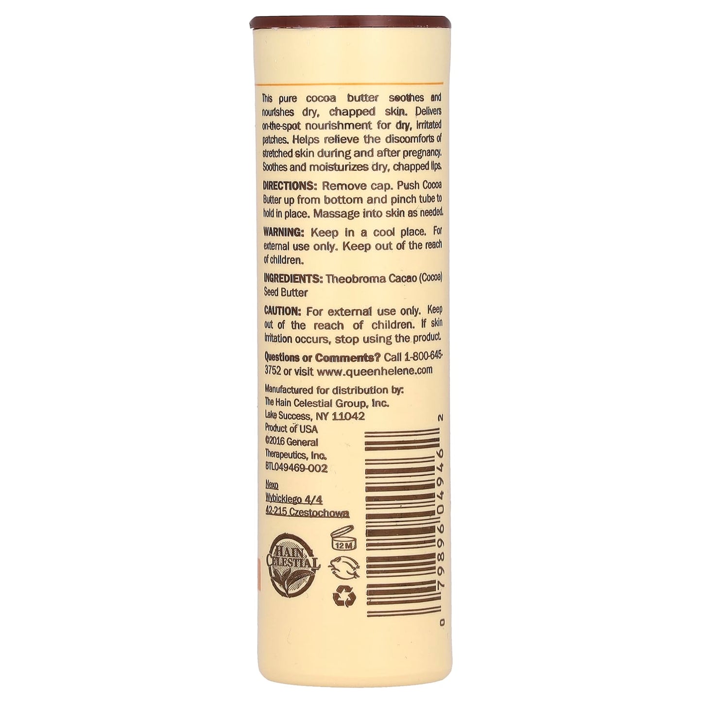 Queen Helene, 100% Cocoa Butter, 1 oz (28 g)