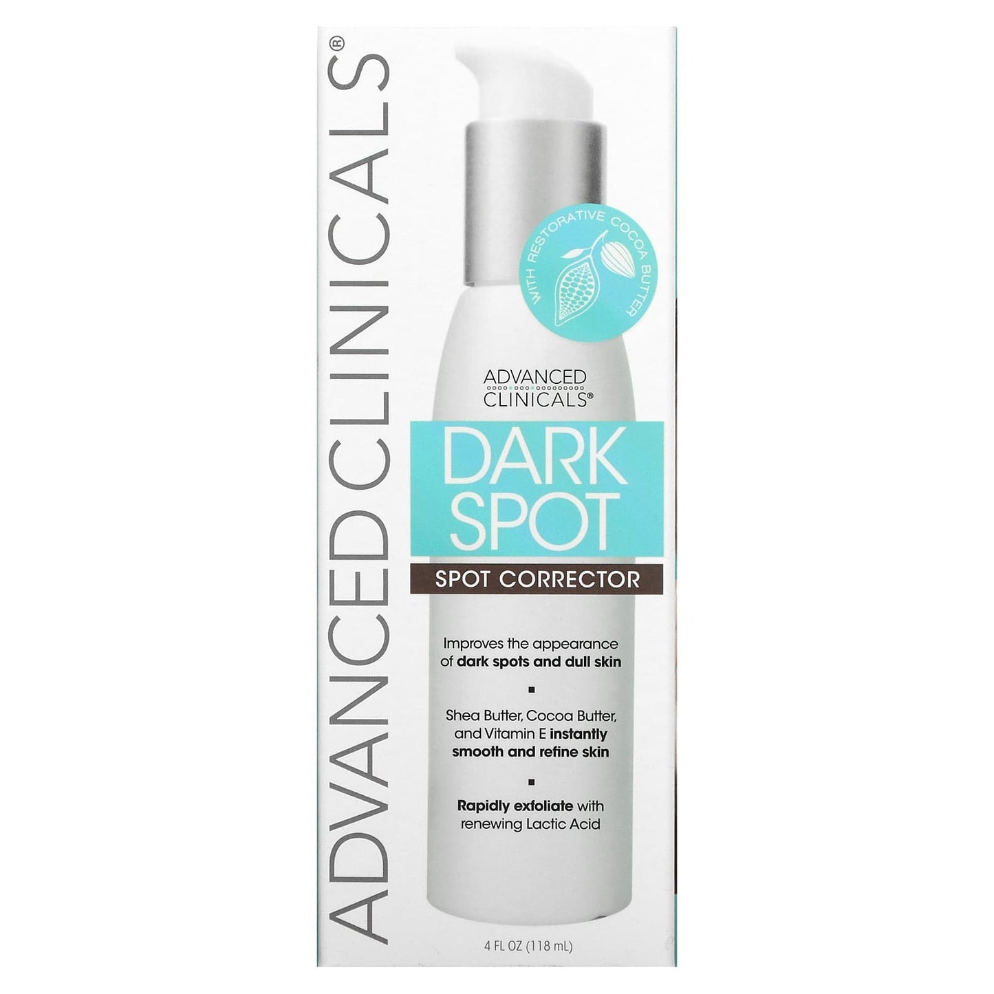 Advanced Clinicals, Dark Spot, Spot Corrector, 4 fl oz (118 ml)