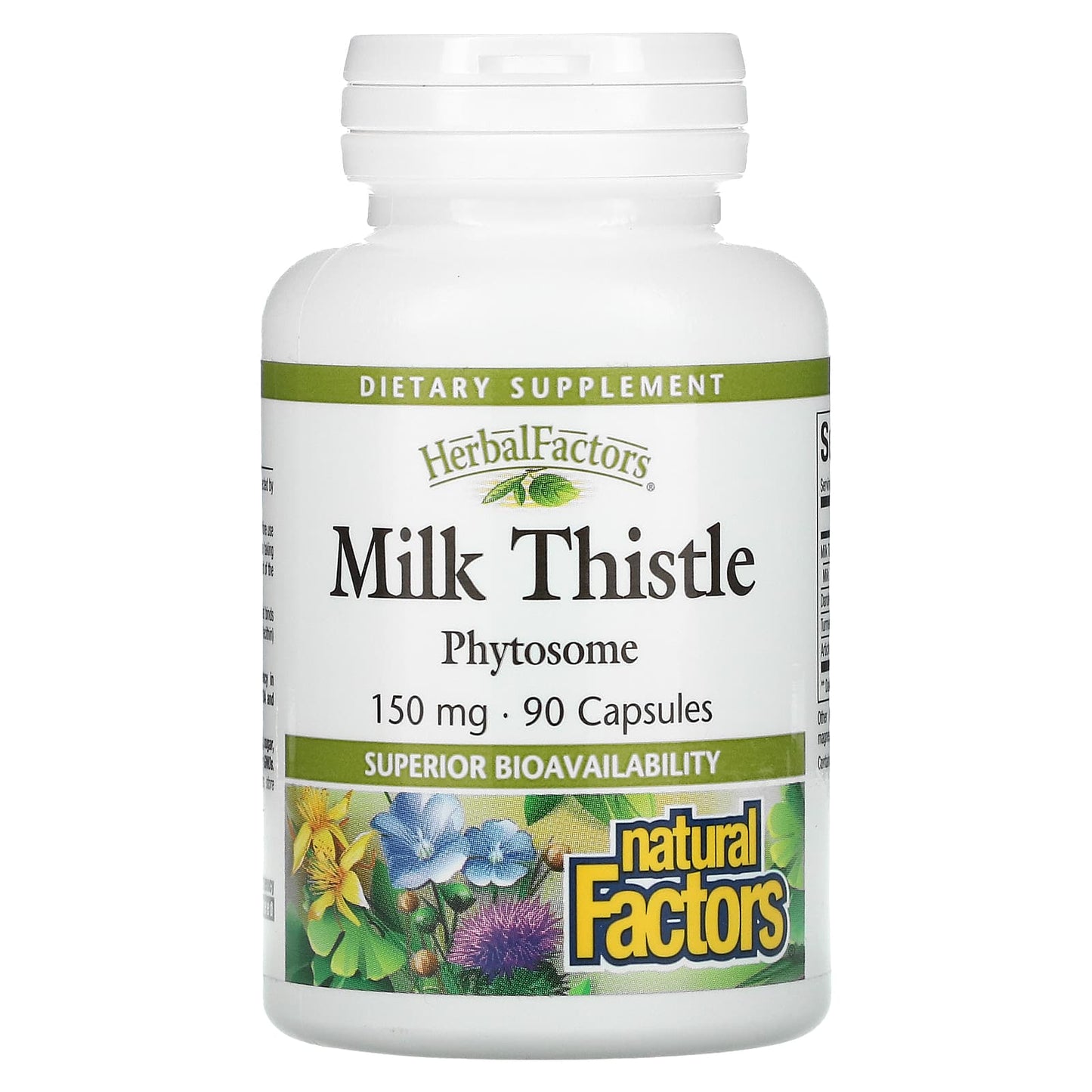 Natural Factors-Milk Thistle-150 mg-90 Capsules