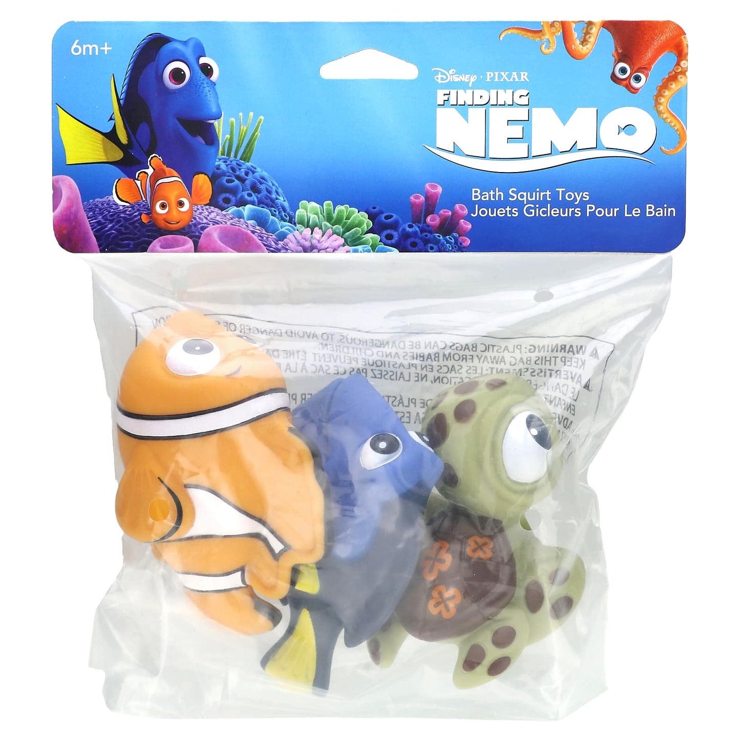 The First Years, Disney Pixar Finding Nemo, Bath Squirt Toys, 6M+, 3 Pack