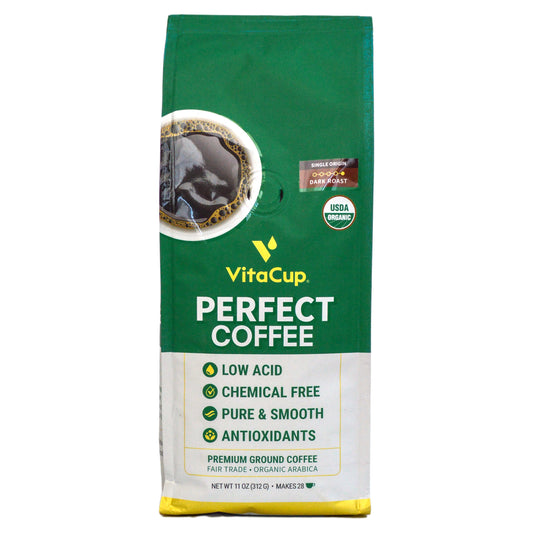 VitaCup-Perfect Coffee-Premium Ground-Dark Roast-11 oz (312 g)