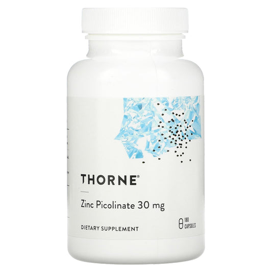 Thorne-Zinc Picolinate-30 mg-180 Capsules