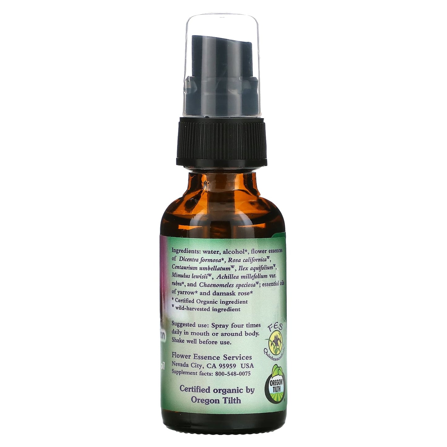 Flower Essence Services, Sacred Heart, Flower Essence & Essential Oil, 1 fl oz (30 ml)