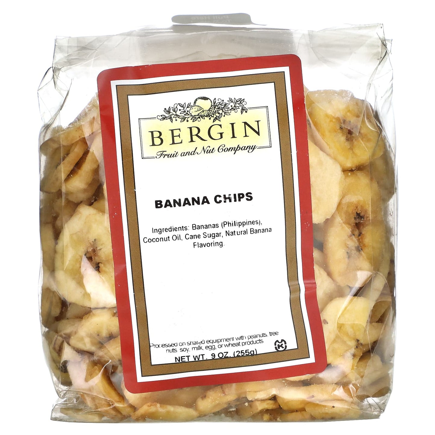 Bergin Fruit and Nut Company-Banana Chips-9 oz (255 g)