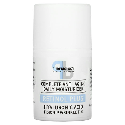 Pure Biology-Complete Anti-Aging Daily Moisturizer-Retinol Plus-1.7 fl oz