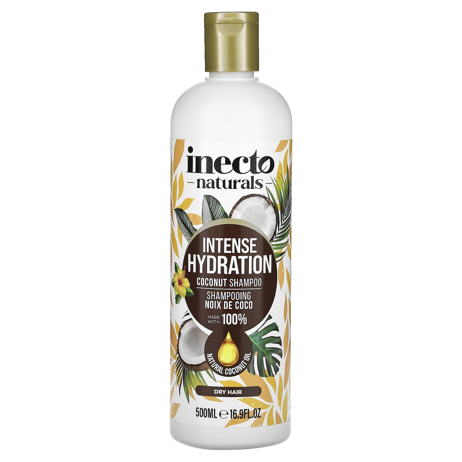 Inecto-Intense Hydration-Coconut Shampoo-16.9 fl oz (500 ml)